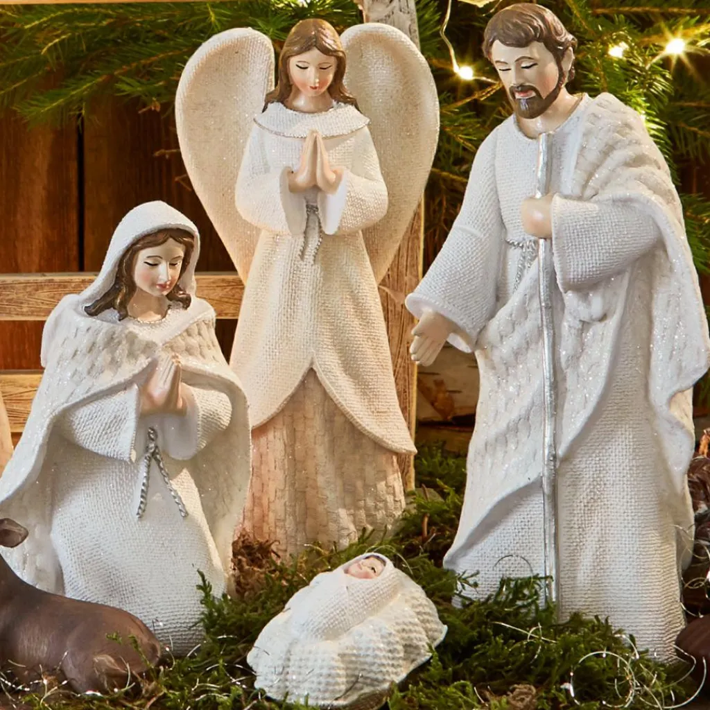 LOBERON Figurines De Noël|Crèches De Noël*Lot de 12 figurines de crèche Santo
