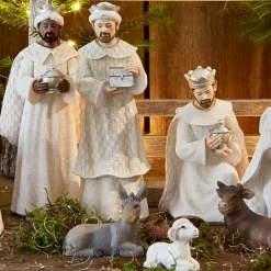 LOBERON Figurines De Noël|Crèches De Noël*Lot de 12 figurines de crèche Santo
