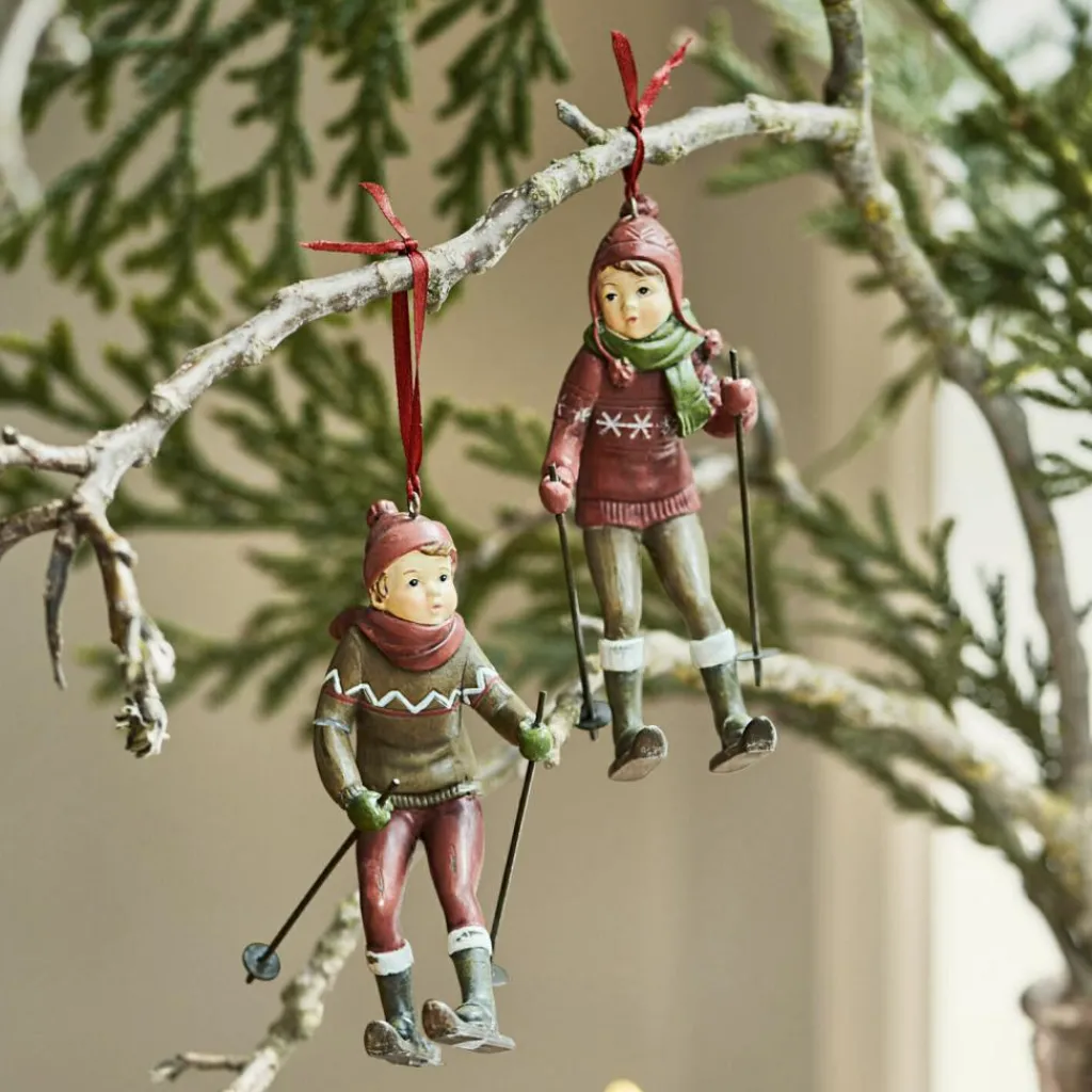 LOBERON Décorations Pour Le Sapin*Lot de 2 figurines Gulbin