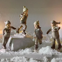 LOBERON Figurines De Noël*Lot de 4 figurines Mériot