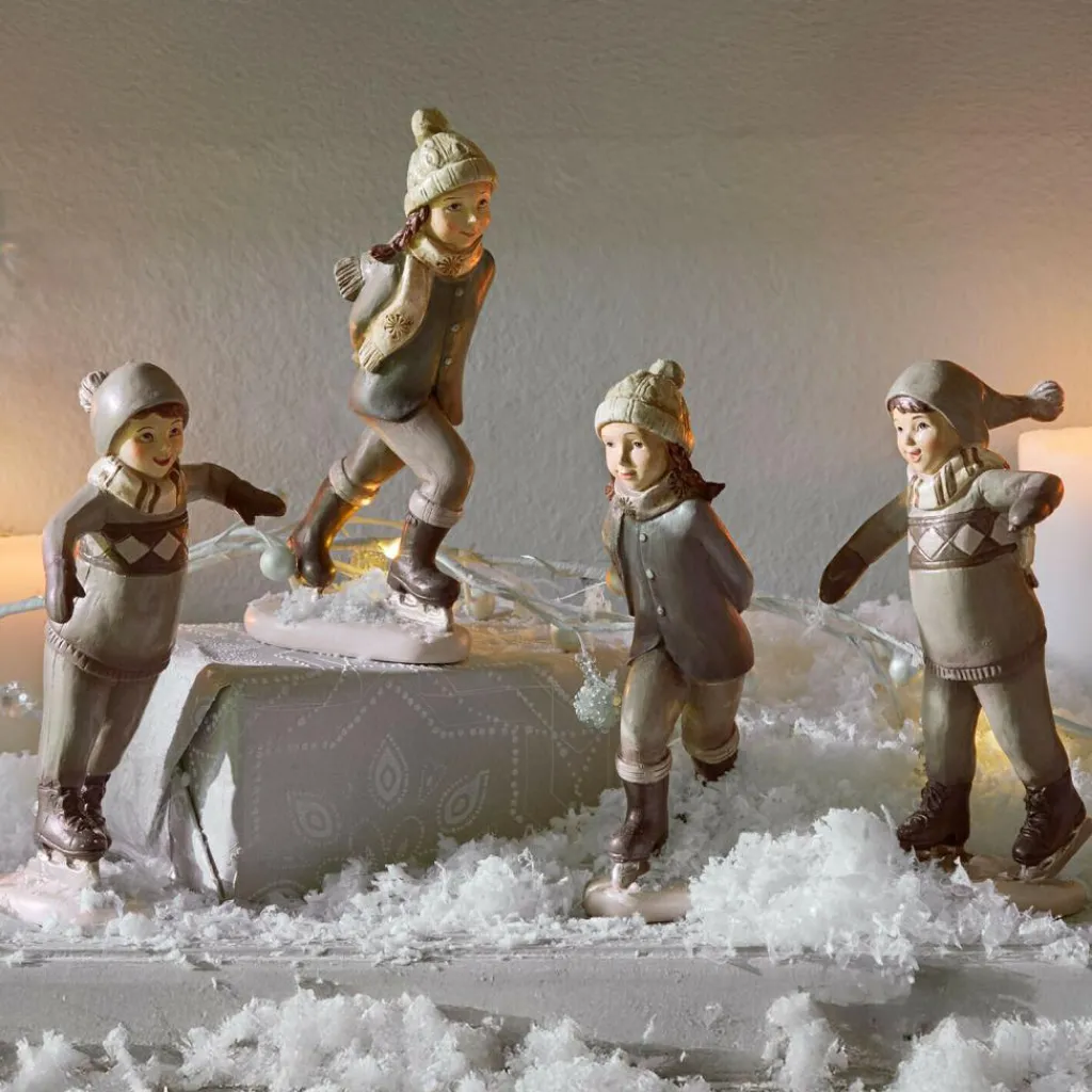 LOBERON Figurines De Noël*Lot de 4 figurines Mériot
