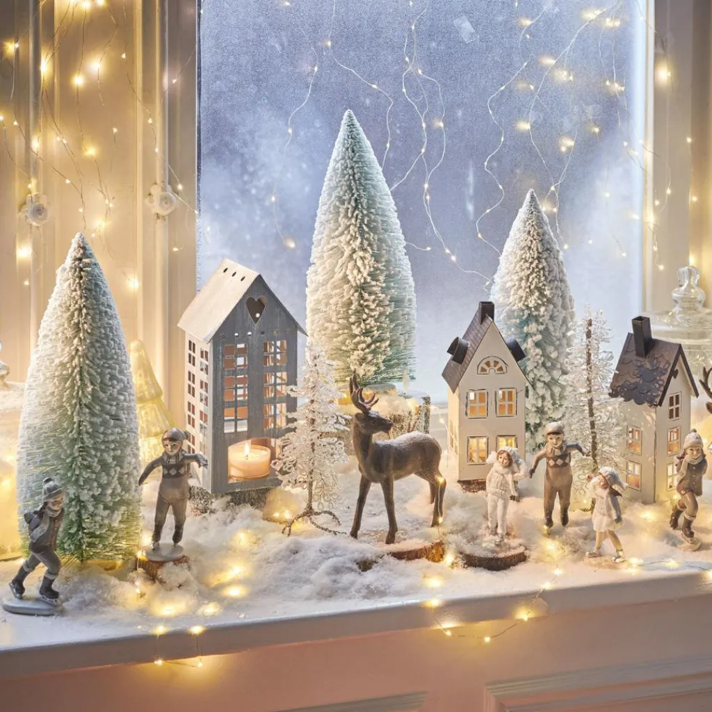 LOBERON Figurines De Noël*Lot de 4 figurines Mériot