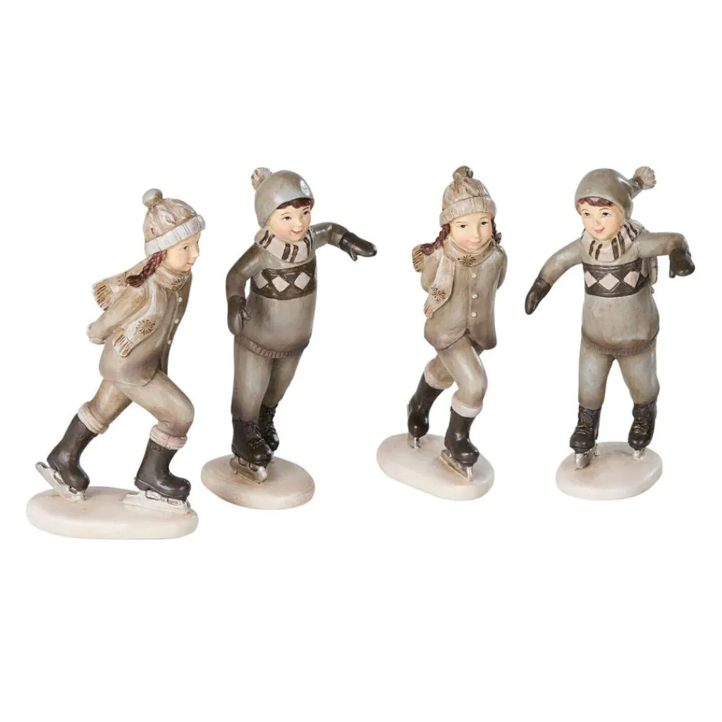 LOBERON Figurines De Noël*Lot de 4 figurines Mériot