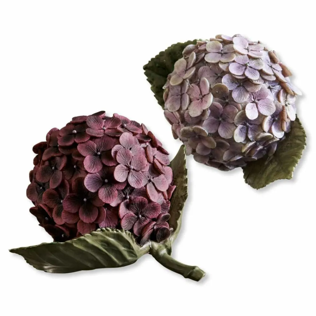 LOBERON Fleurs Séchées Et Artificielles|Décoration*Lot de 2 fleurs décoratives Hortensie