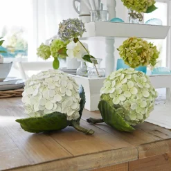 LOBERON Fleurs Séchées Et Artificielles|Décoration*Lot de 2 fleurs décoratives Hortensie