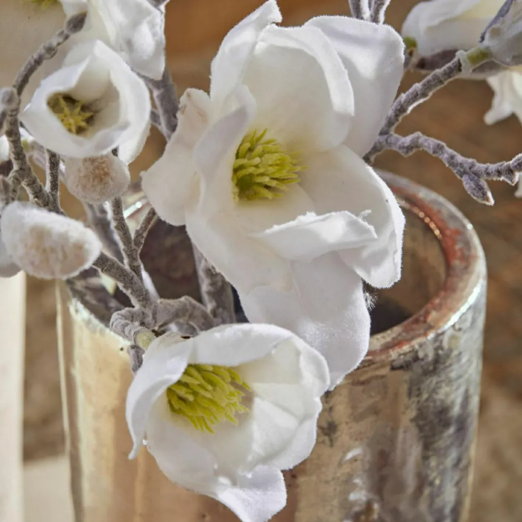 LOBERON Fleurs Séchées Et Artificielles|Décoration*Lot de 4 fleurs décoratives Santavella