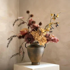 LOBERON Fleurs Séchées Et Artificielles|Décoration*Lot de 4 fleurs décoratives Cappellina