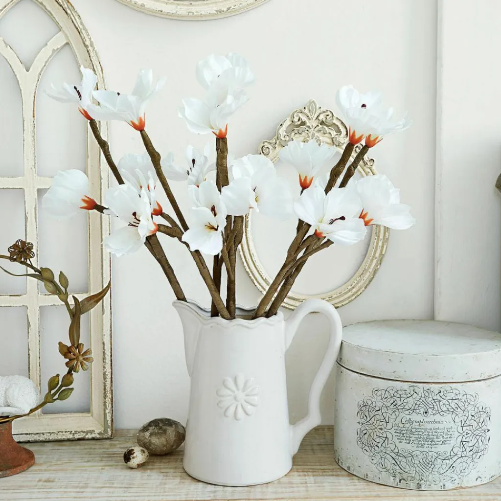 LOBERON Fleurs Séchées Et Artificielles|Décoration*Lot de 6 fleurs décoratives Xivale