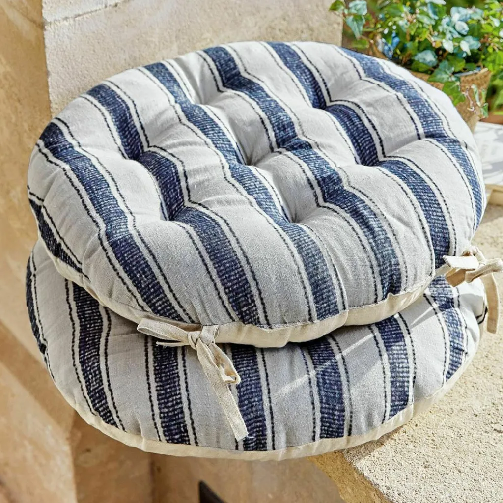 LOBERON Textiles D’Extérieur*Lot de 2 galettes de chaise Bourrignon
