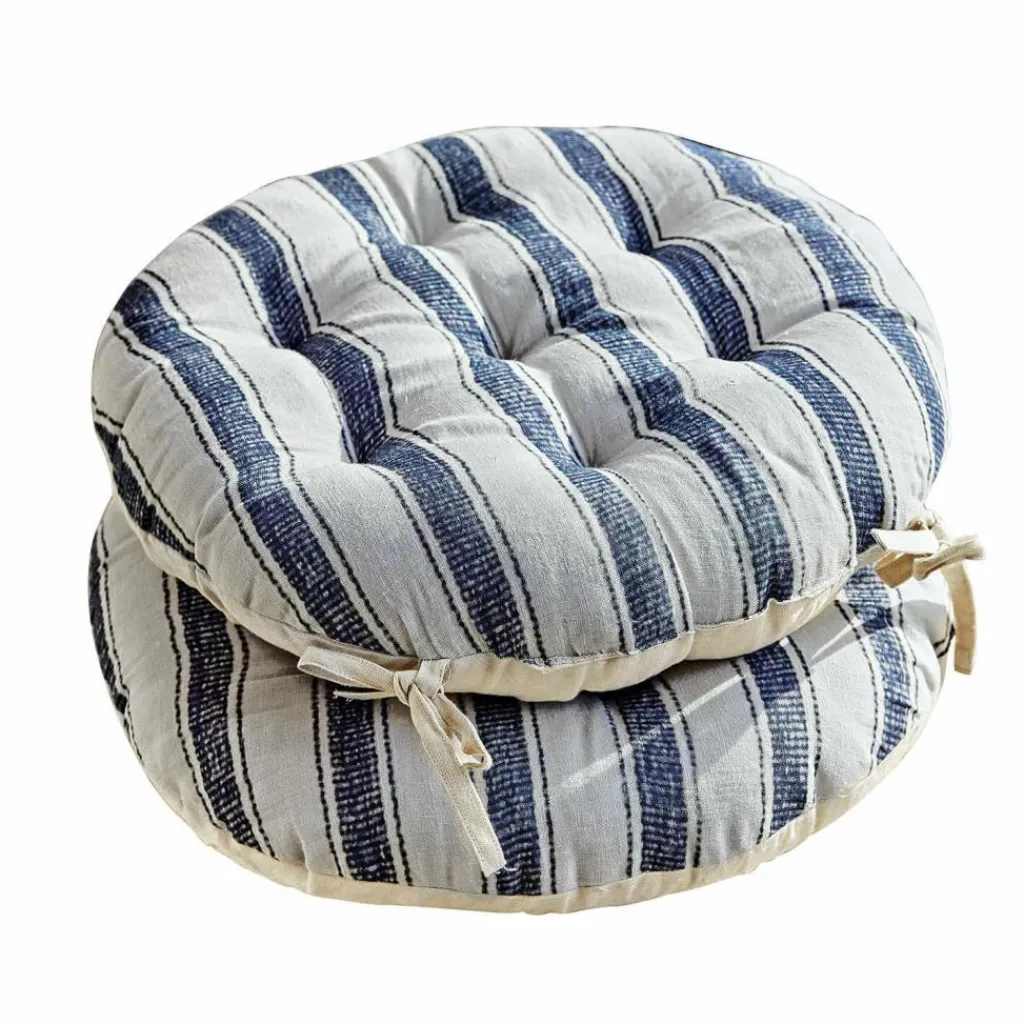 LOBERON Textiles D’Extérieur*Lot de 2 galettes de chaise Bourrignon