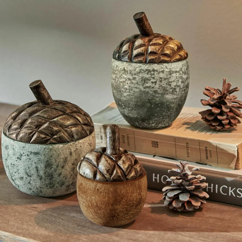 LOBERON Objets Décoratifs|Décoration*Lot de 3 glands Vibius