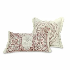 LOBERON Textiles D’Extérieur*Lot de 2 housses de coussins Margret