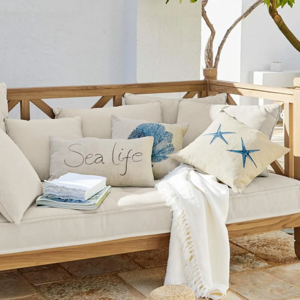 LOBERON Housses|Coussins Et Housses*Lot de 3 housses de coussins Sea life