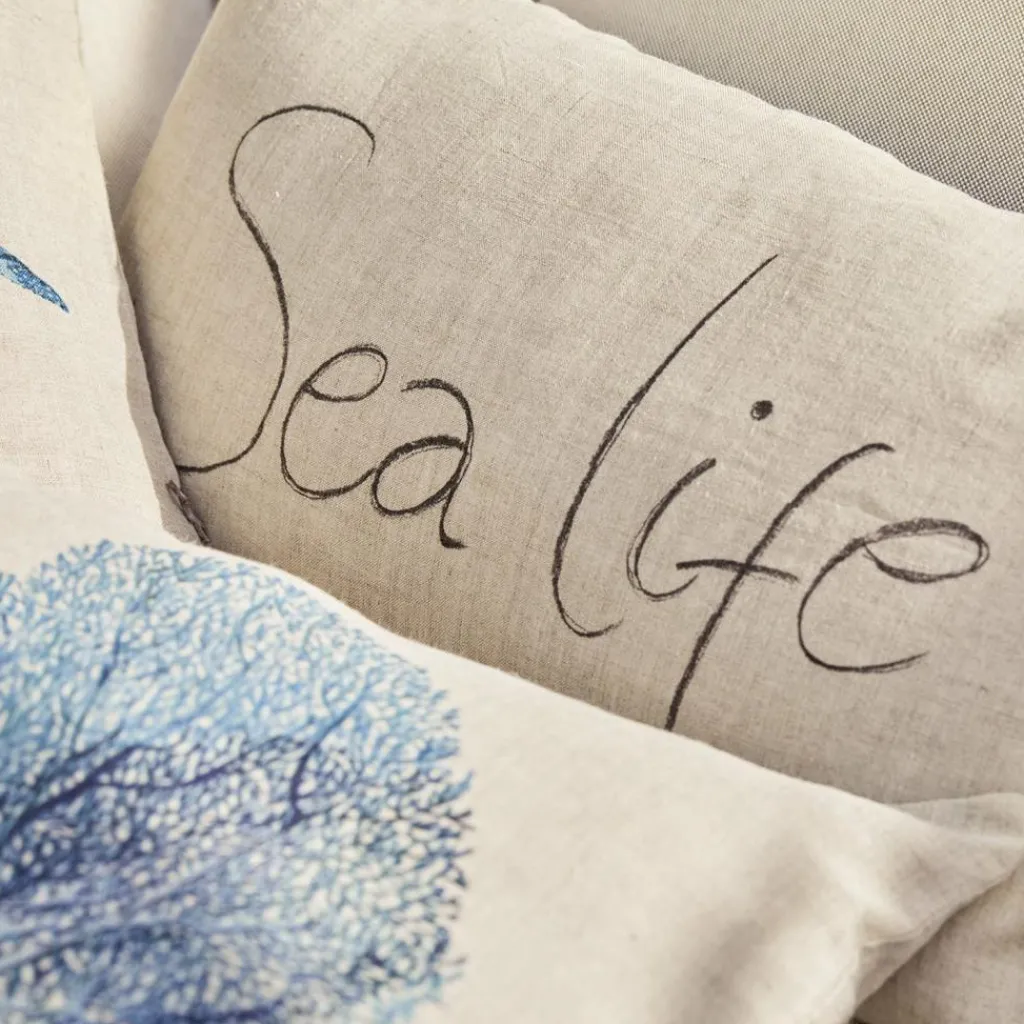 LOBERON Housses|Coussins Et Housses*Lot de 3 housses de coussins Sea life