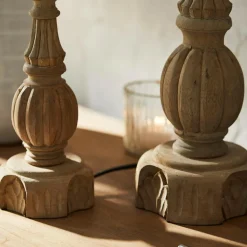 LOBERON Lampes À Poser|Lampes À Poser*Lot de 2 lampes à poser Tori