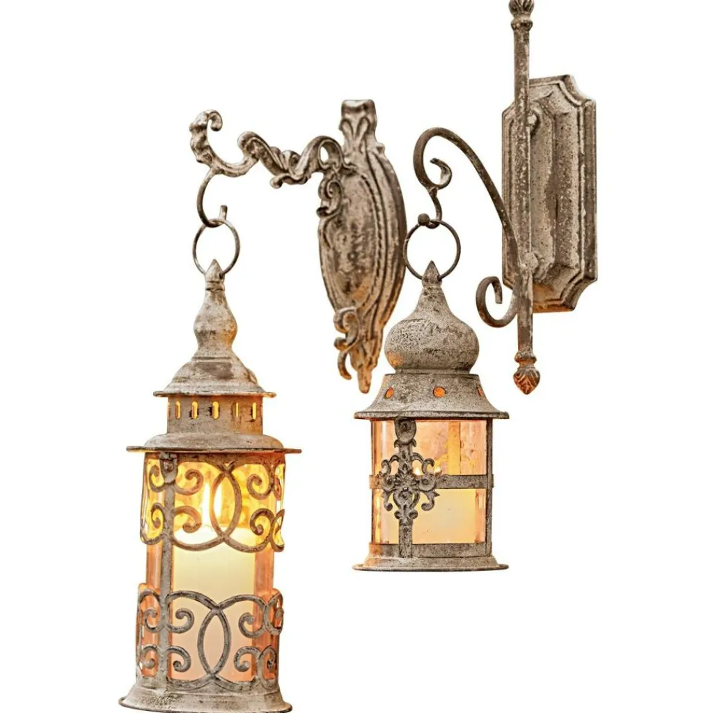LOBERON Lanternes*Lot de 2 lanternes Adéláde
