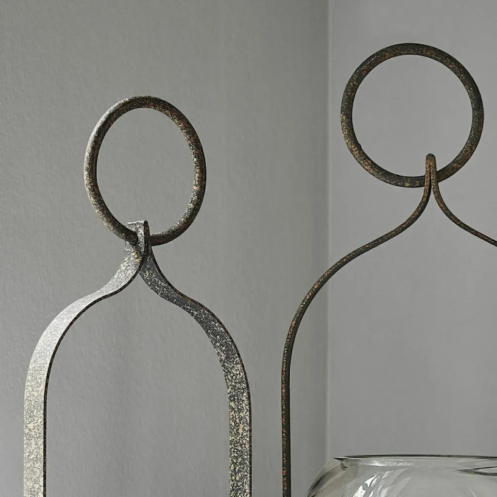 LOBERON Lanternes|Porte-Bougies*Lot de 2 lanternes Farazad