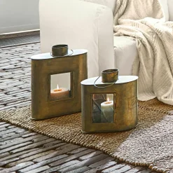 LOBERON Lanternes|Porte-Bougies*Lot de 2 lanternes Gemaingoutte