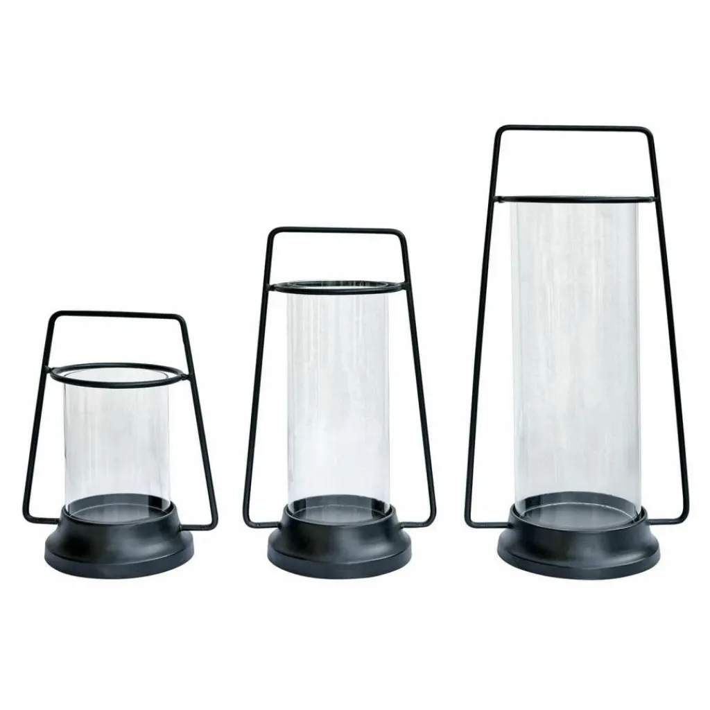 LOBERON Lanternes|Porte-Bougies*Lot de 3 lanternes Mirandel