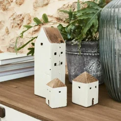 LOBERON Objets Décoratifs|Décoration*Lot de 3 maisons décoratives Lormont