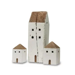 LOBERON Objets Décoratifs|Décoration*Lot de 3 maisons décoratives Lormont