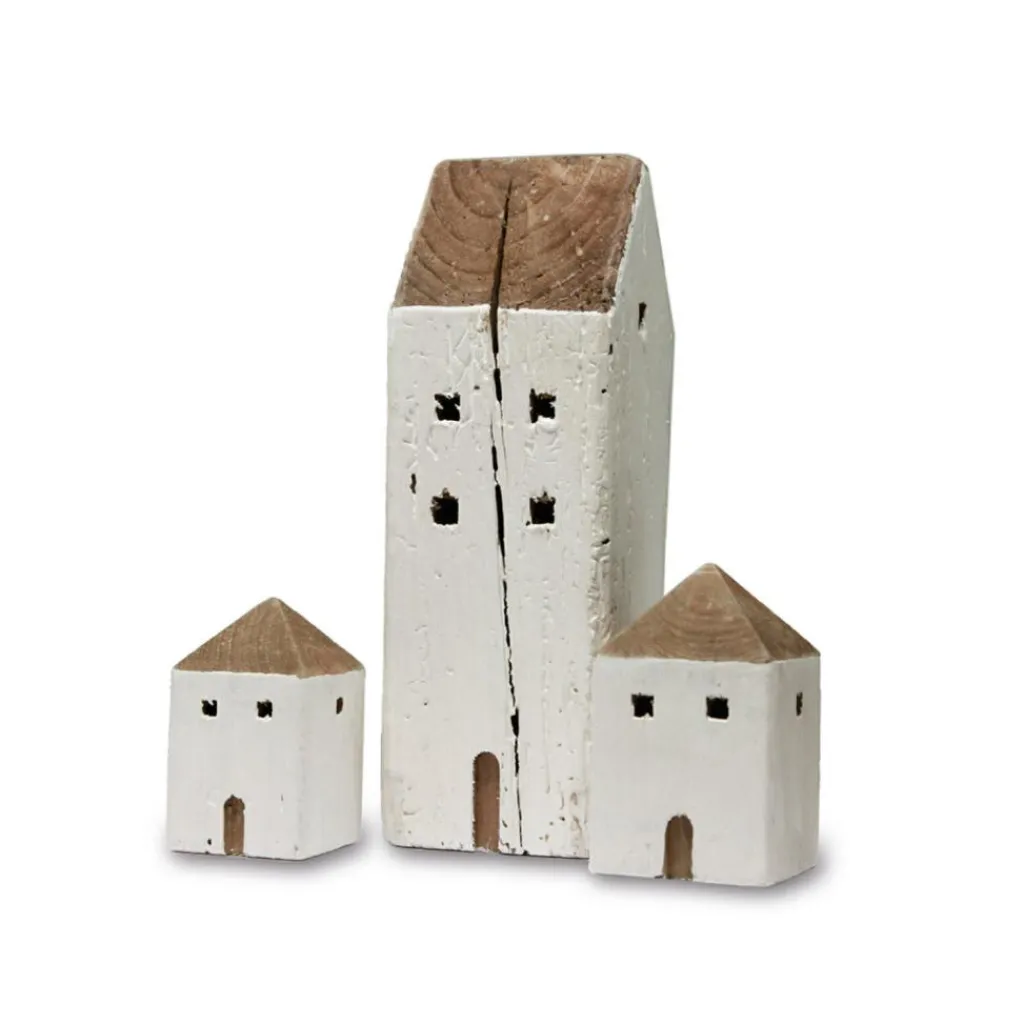 LOBERON Objets Décoratifs|Décoration*Lot de 3 maisons décoratives Lormont