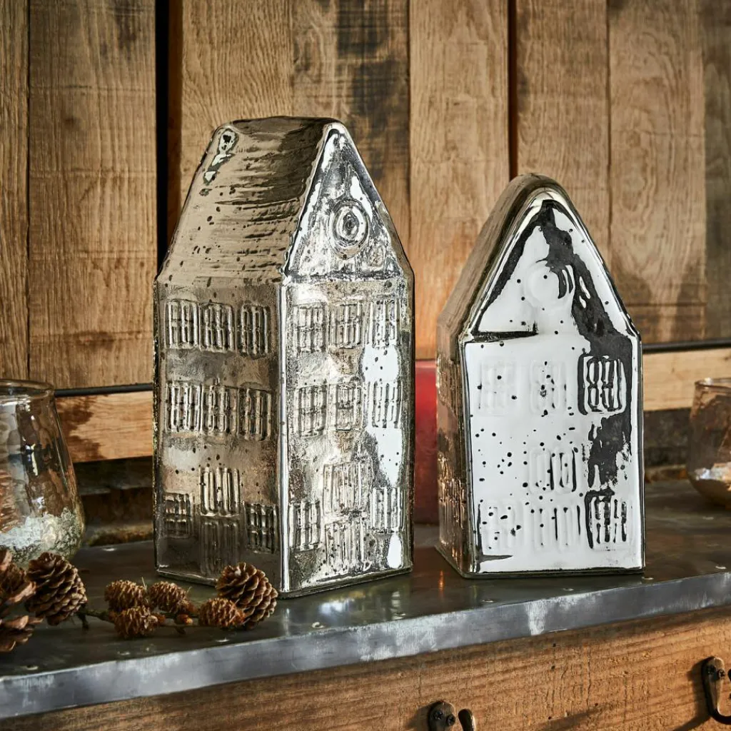 LOBERON Objets Décoratifs|Décoration*Lot de 2 maisons décoratives Langridge