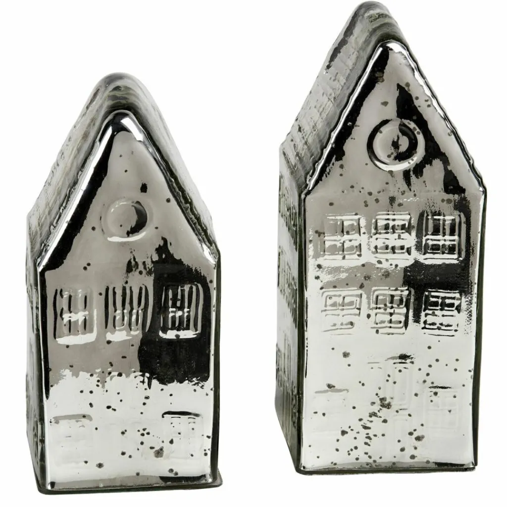 LOBERON Objets Décoratifs|Décoration*Lot de 2 maisons décoratives Langridge