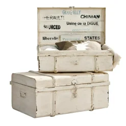 LOBERON Coffres|Coffres*Lot de 2 malles Riga
