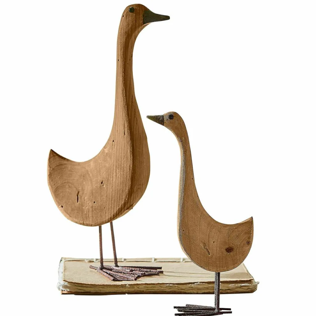 LOBERON Personnages|Décoration*Lot de 2 oies décoratives Amiraz