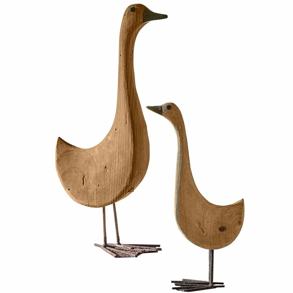 LOBERON Personnages|Décoration*Lot de 2 oies décoratives Amiraz