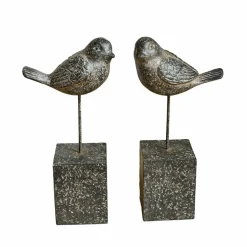 LOBERON Personnages|Décoration*Lot de 2 oiseaux décoratifs Juxivel