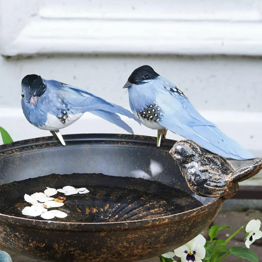 LOBERON Personnages|Décoration*Lot de 2 oiseaux décoratifs Penelopé