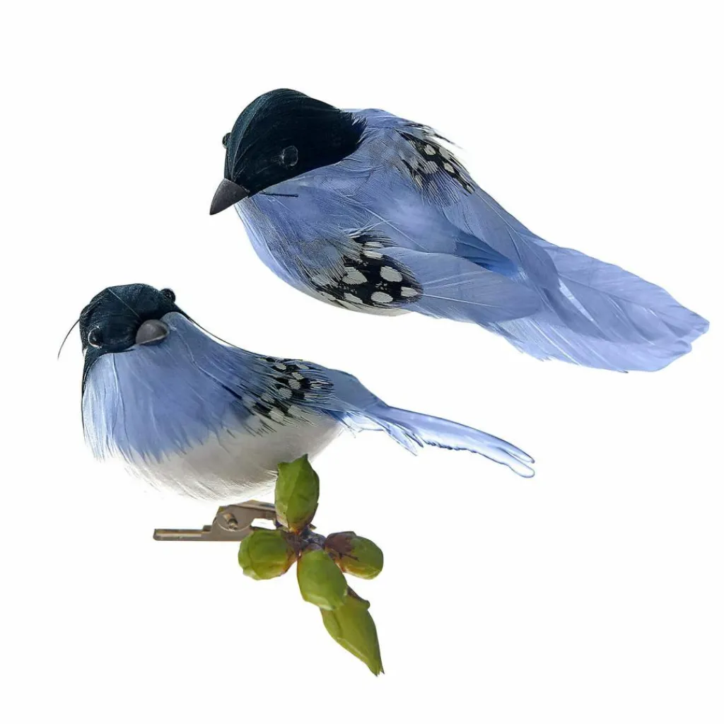 LOBERON Personnages|Décoration*Lot de 2 oiseaux décoratifs Penelopé