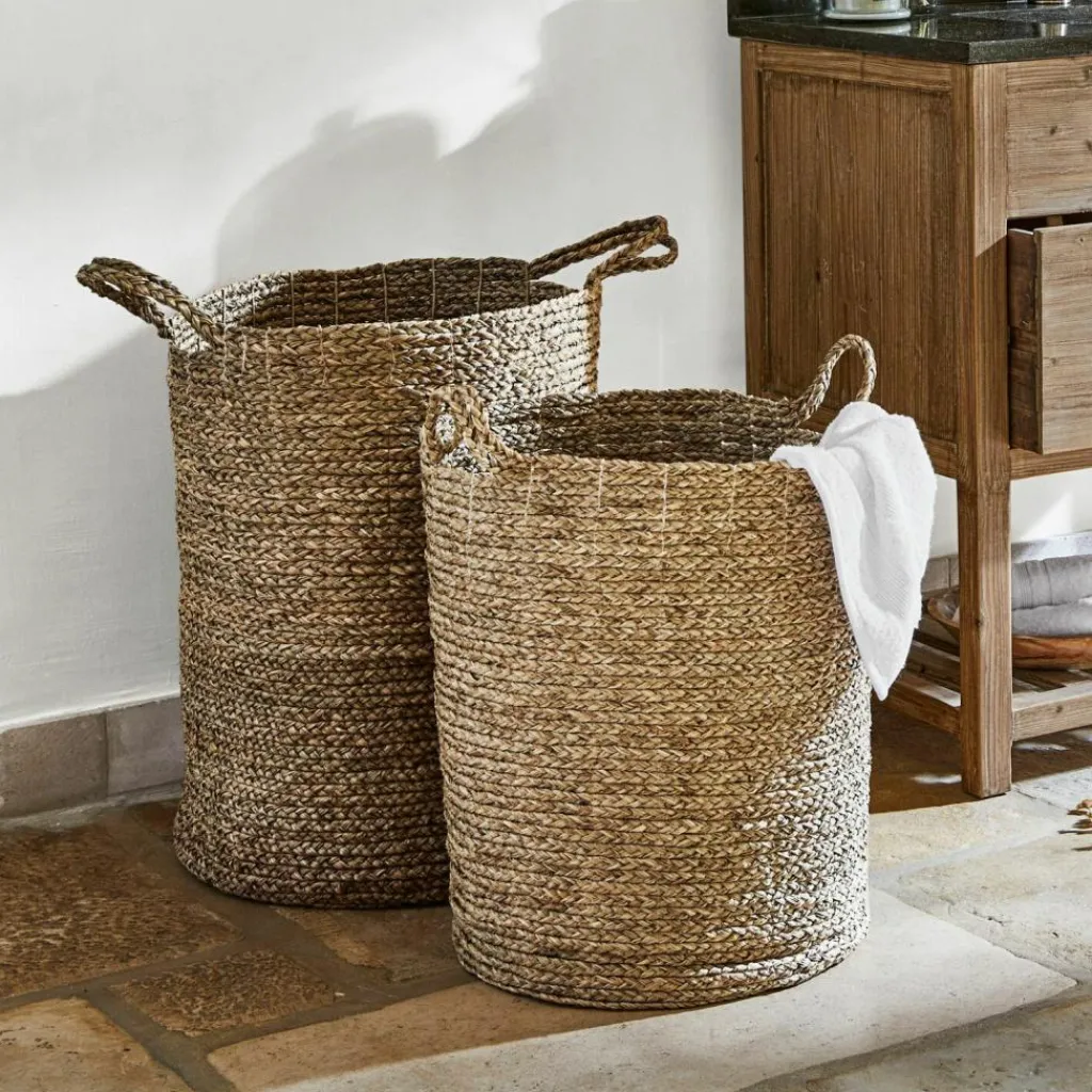 LOBERON Caisses Et Paniers|Rangements*Lot de 2 paniers à linge Oakdale