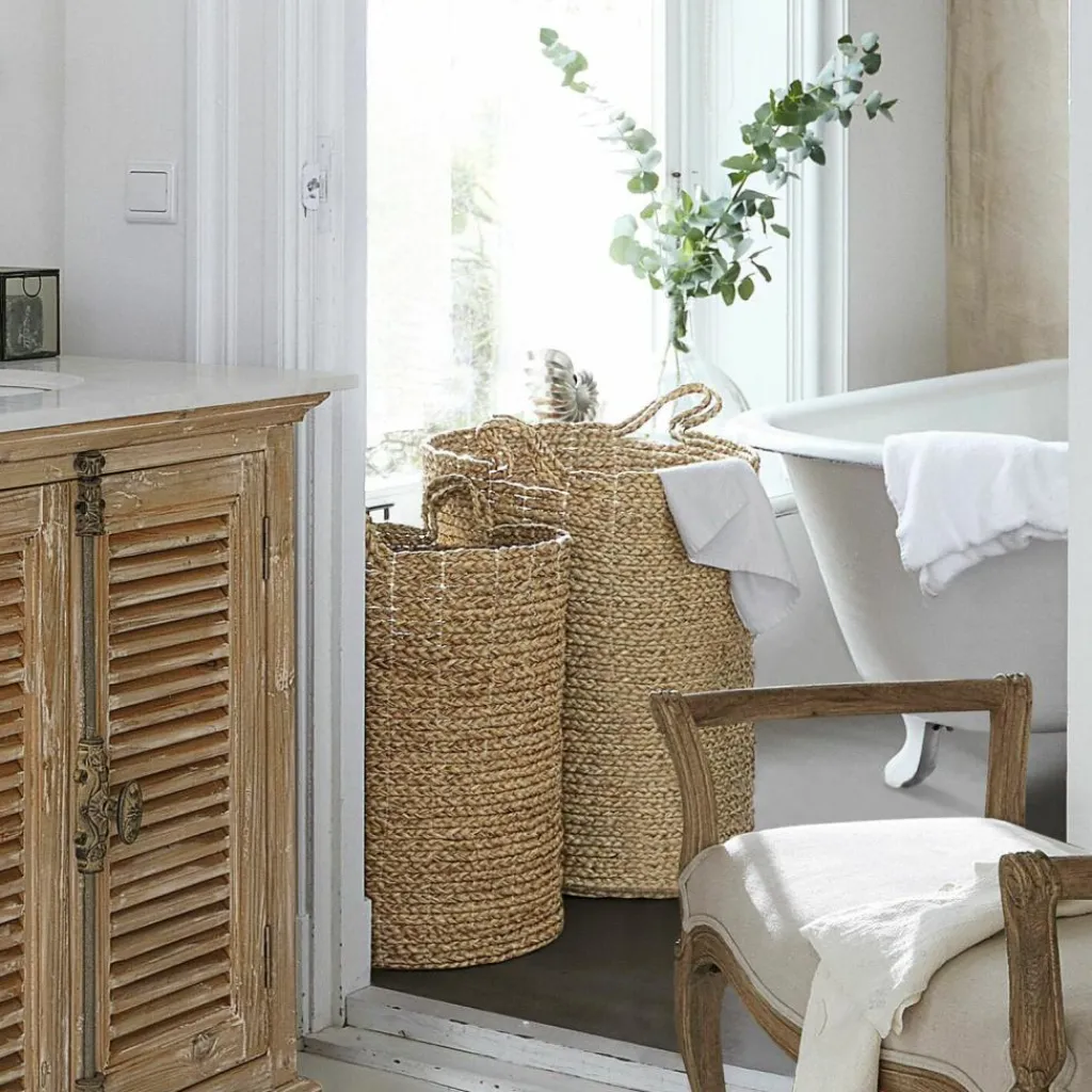 LOBERON Caisses Et Paniers|Rangements*Lot de 2 paniers à linge Oakdale