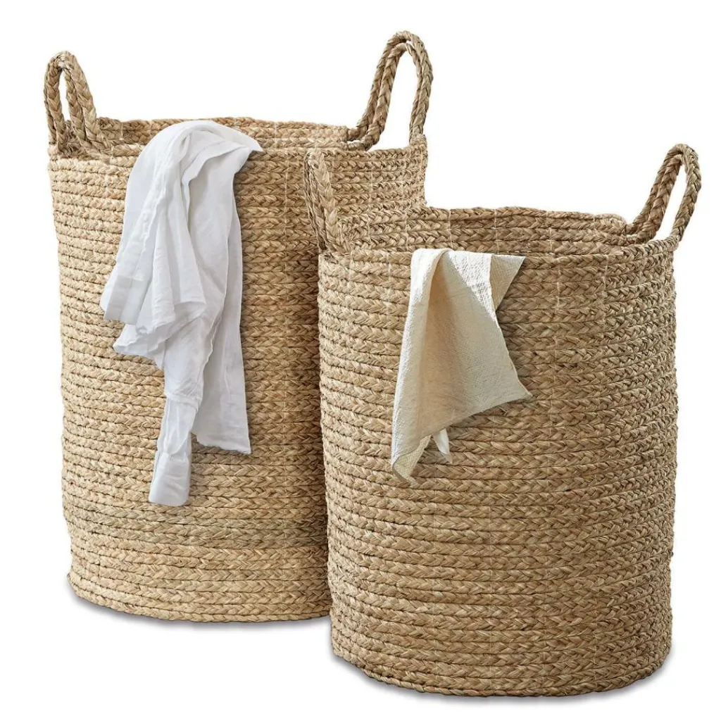 LOBERON Caisses Et Paniers|Rangements*Lot de 2 paniers à linge Oakdale