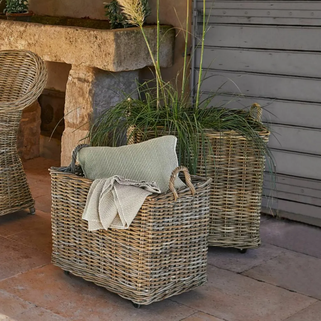 LOBERON Cache-Pots Et Amphores*Lot de 2 paniers à plantes Gialousa