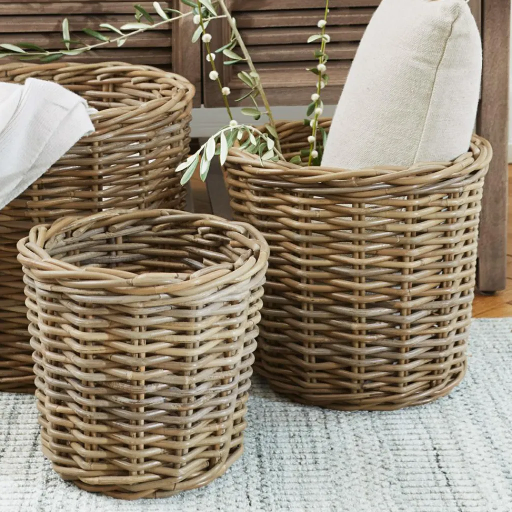 LOBERON Caisses Et Paniers|Rangements*Lot de 3 paniers Avar