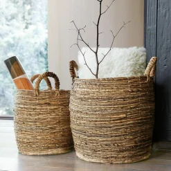 LOBERON Caisses Et Paniers|Rangements*Lot de 2 paniers Carlin