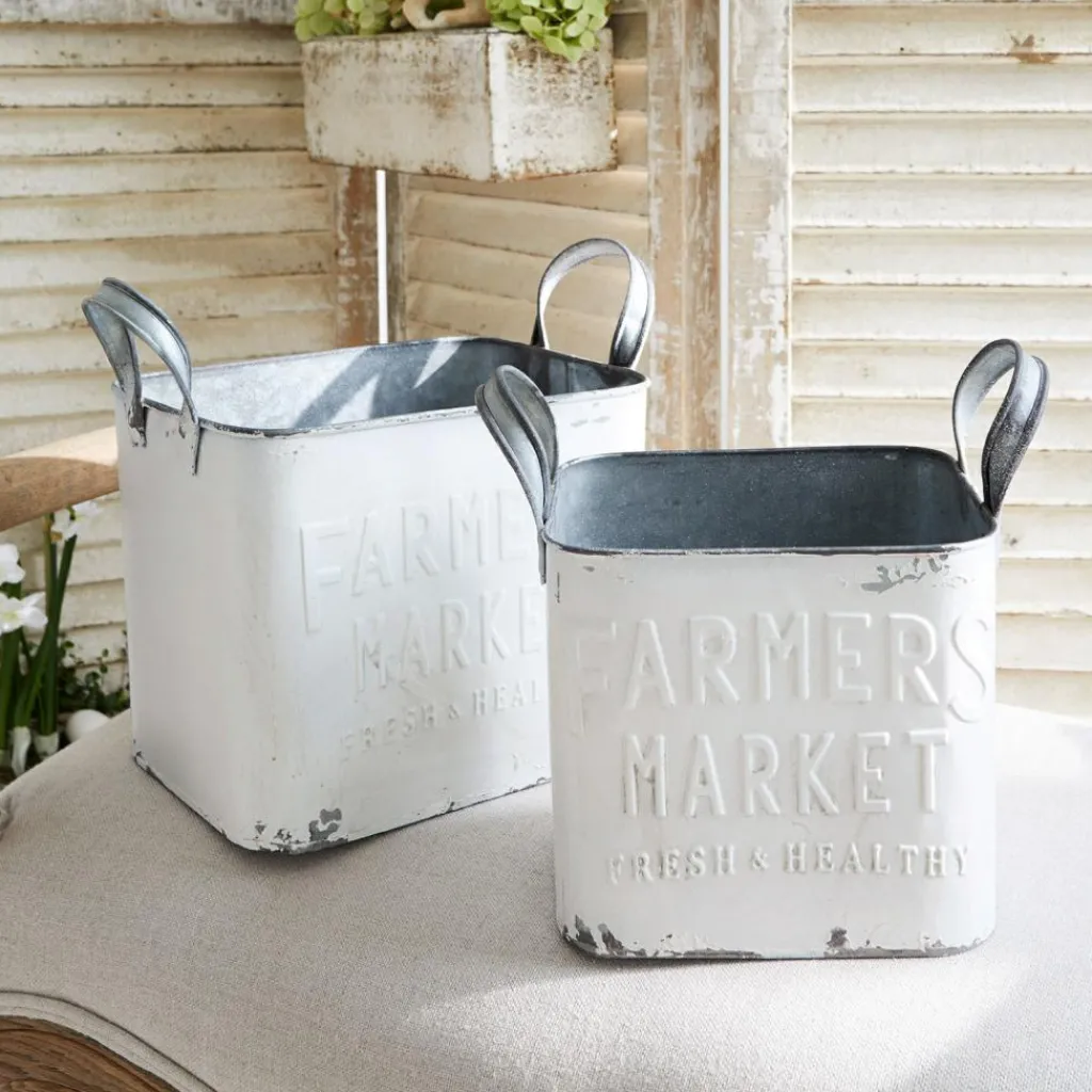 LOBERON Caisses Et Paniers|Rangements*Lot de 2 paniers Market
