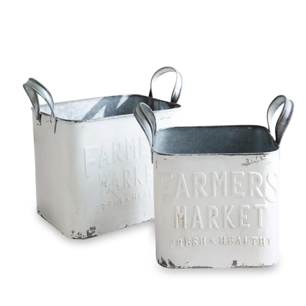 LOBERON Caisses Et Paniers|Rangements*Lot de 2 paniers Market