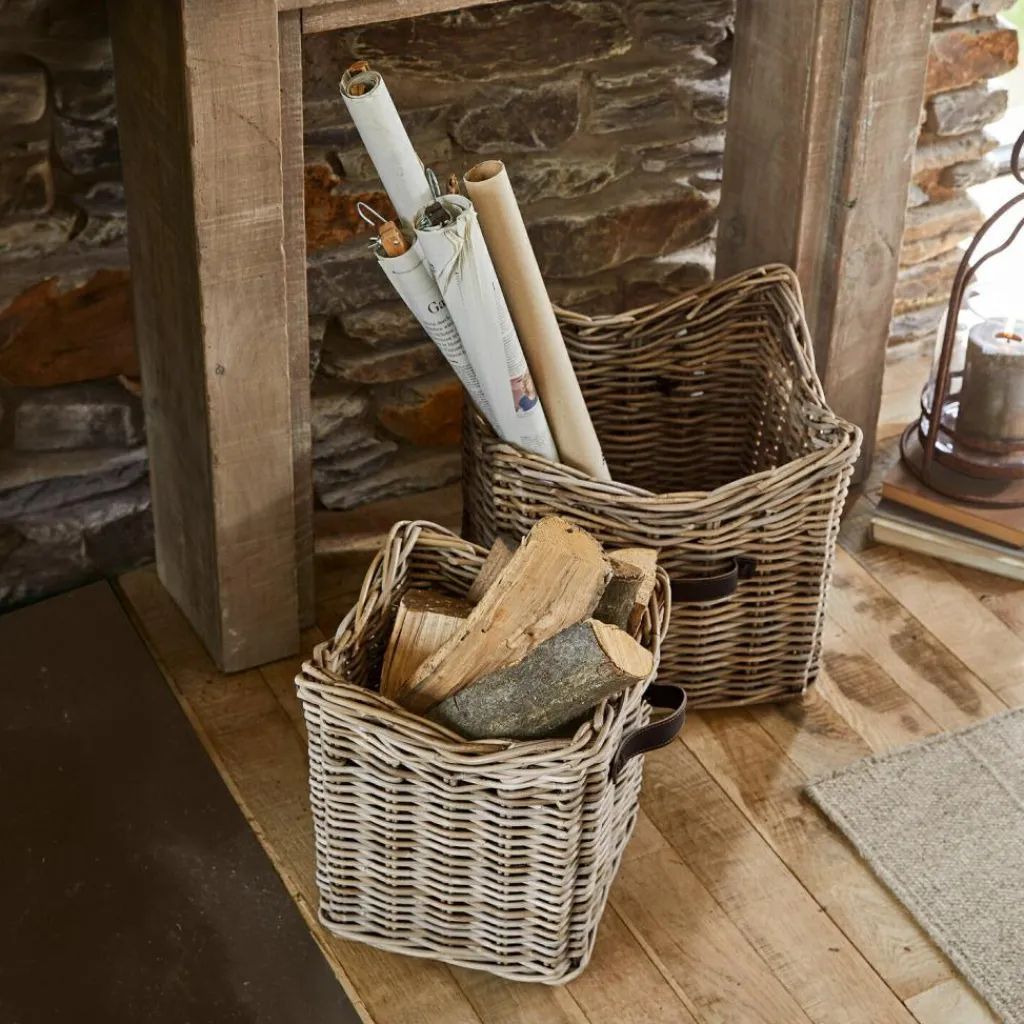 LOBERON Caisses Et Paniers|Rangements*Lot de 2 paniers Morrilton