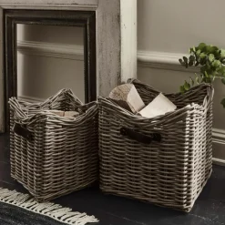 LOBERON Caisses Et Paniers|Rangements*Lot de 2 paniers Morrilton