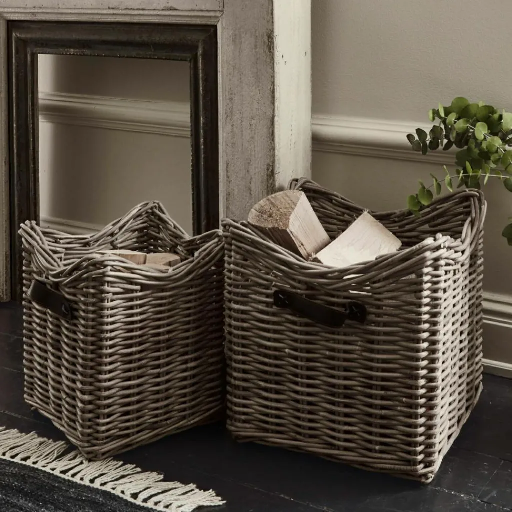 LOBERON Caisses Et Paniers|Rangements*Lot de 2 paniers Morrilton