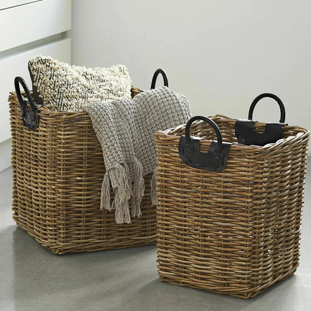 LOBERON Caisses Et Paniers|Rangements*Lot de 2 paniers Serendel