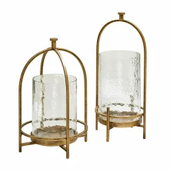 LOBERON Photophores|Porte-Bougies*Lot de 2 photophores Biserre