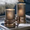 LOBERON Photophores|Porte-Bougies*Lot de 2 photophores Eirun