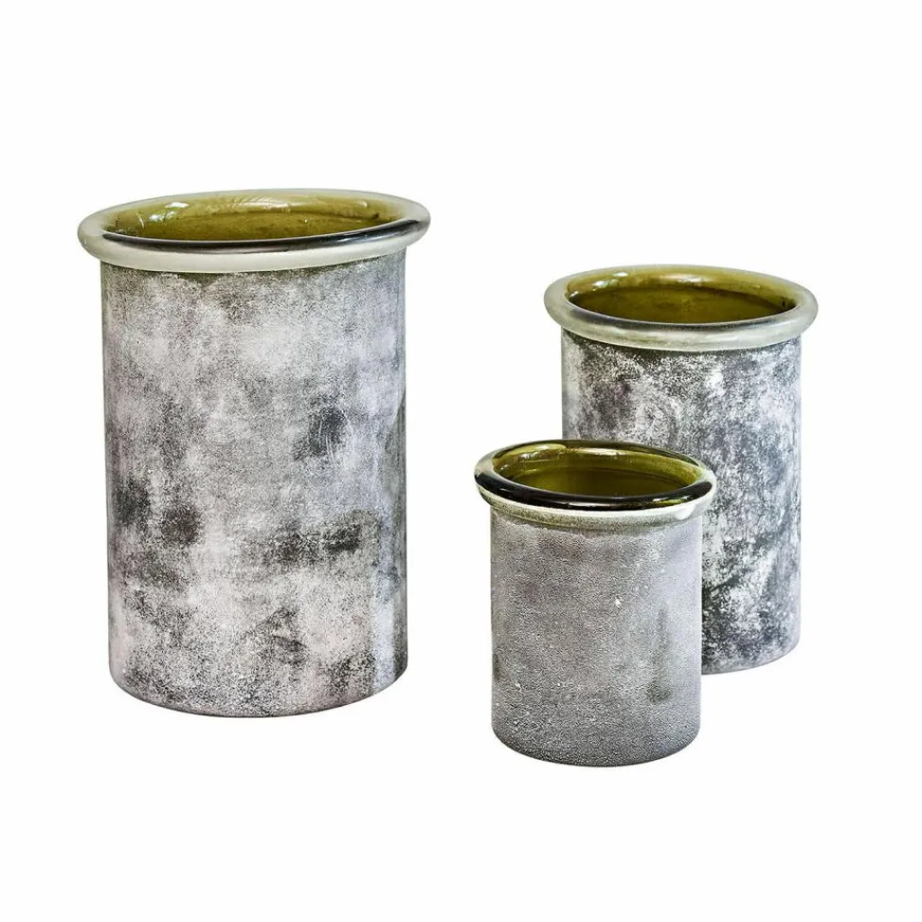 LOBERON Photophores|Porte-Bougies*Lot de 3 photophores Iskira