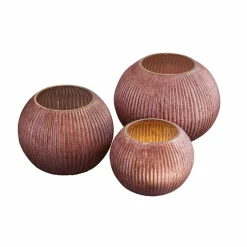 LOBERON Photophores|Porte-Bougies*Lot de 3 photophores Jalimeen